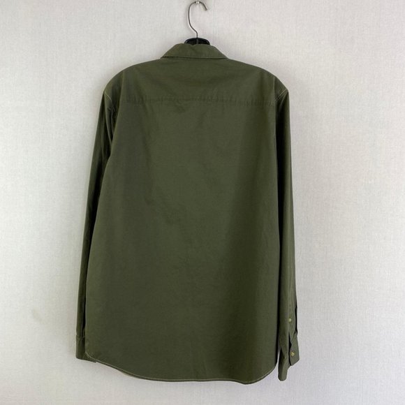 CALVIN KLEIN Khaki Green Button Down NWT - Picture 7 of 8